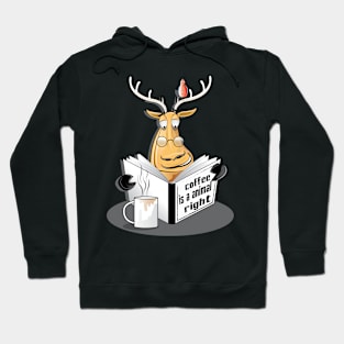 Coffee Is A Animal Right Hoodie